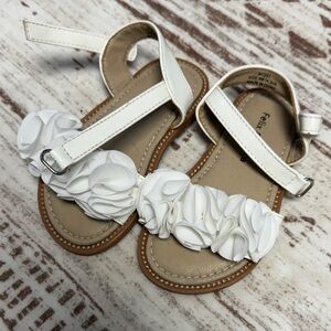 White Kids Sandals